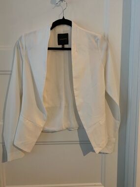 Dynamite Women's Open Front off White light dressy Blazer